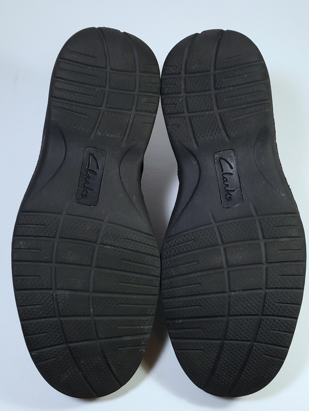 Clark's Mens Black Leather Oxford Shoes Sz 8 - Picture 7 of 8